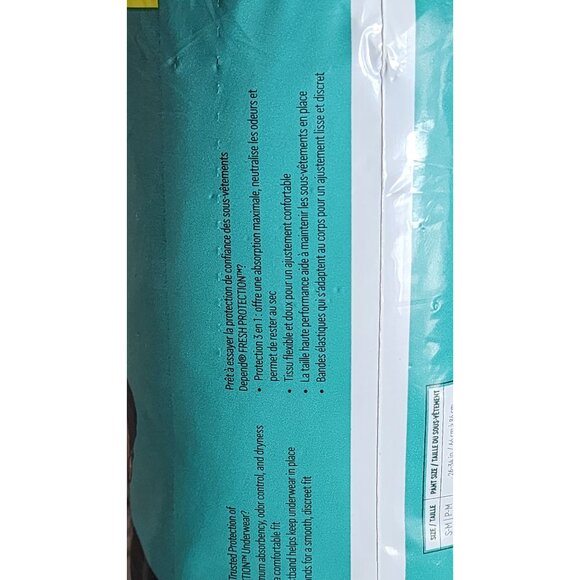 Depend Fresh Protection Underwear L/XL 28 Count Super Absorbent With DryShield - Picture 7 of 9